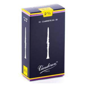 Cañas para Clarinete Vandoren #2.5 VACR1025U