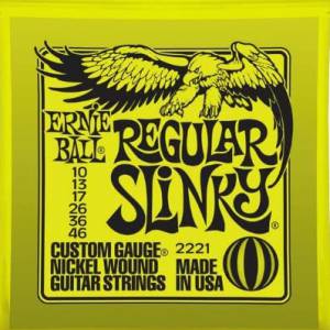 Juego de Cuerdas para Guitarra Eléctrica Ernie Ball 2221