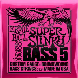 Juego de Cuerdas para Bajo de 5 cuerdas Ernie Ball 2824