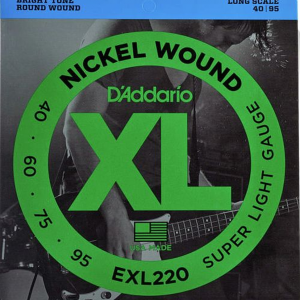 Juego de Cuerdas para Bajo D´Addario EXL220