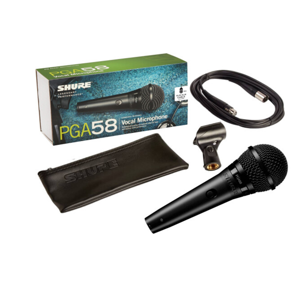 Micrófono Dinámico Vocal Shure PGA58-XLR