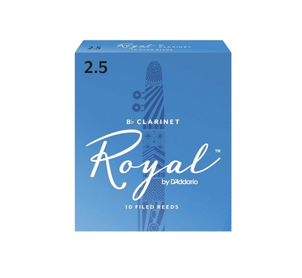 Cañas para Clarinete Rico Royal #2.5 RCB1025