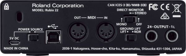 Interfaz de Audio USB Roland RUBIX22 - Image 2