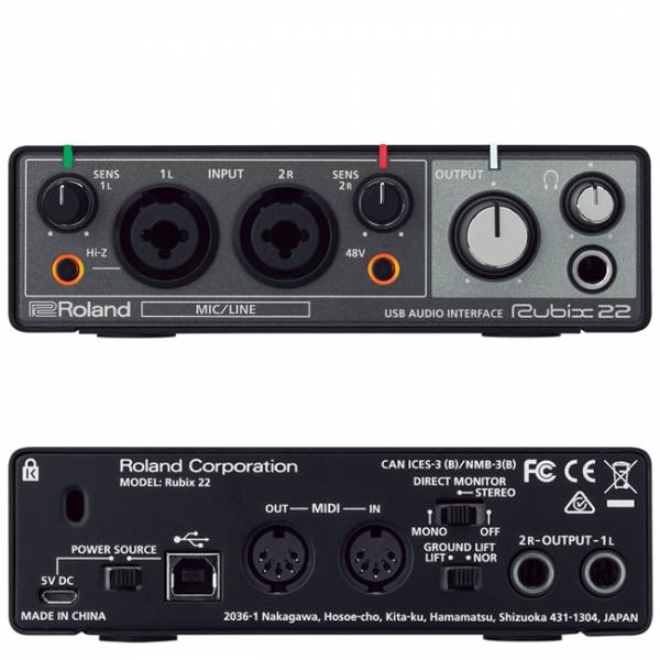 Interfaz de Audio USB Roland RUBIX22 - Image 3