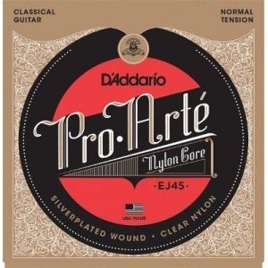 Juego de cuerdas de guitarra clásica D´Addario EJ45