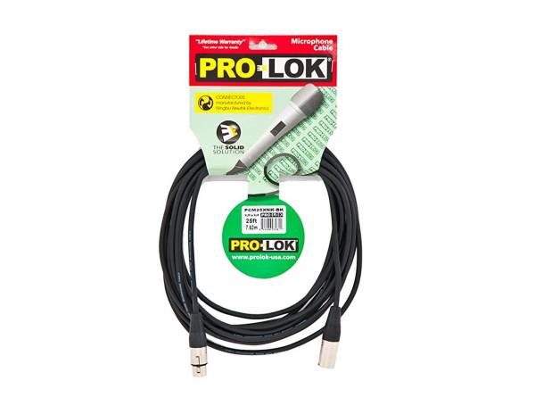 Cable para Micrófono de 7.5 Mts Prolok PCM25XNK