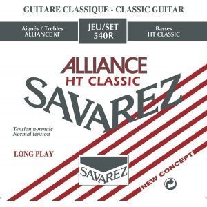 Juego de cuerdas para guitarra clásica Savarez HT Alliance 540R.