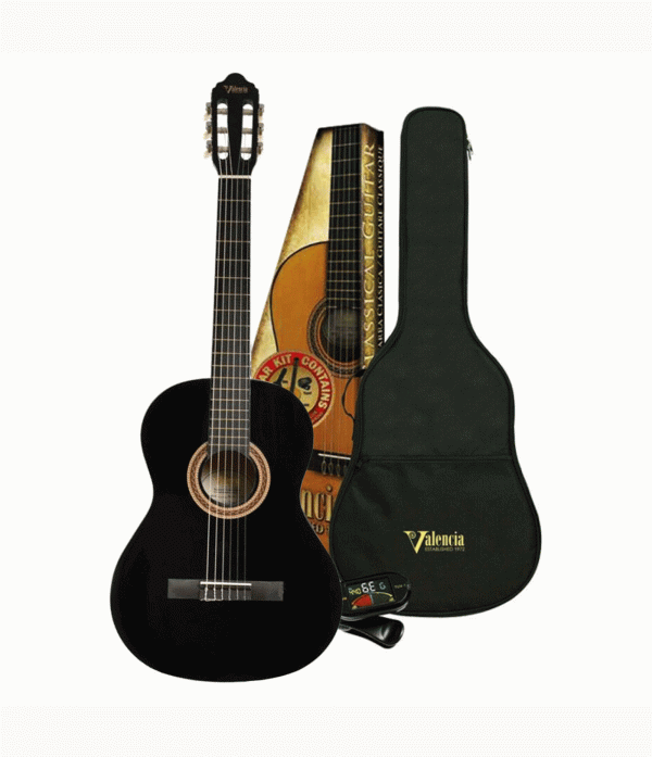 Guitarra Acústica Valencia VC104KBK (KIT)