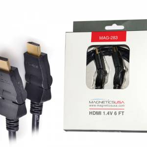 Cable HDMI de 6 pies giratorio 180 º Magnetics