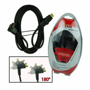 Cable HDMI de 12 pies giratorio 180 º