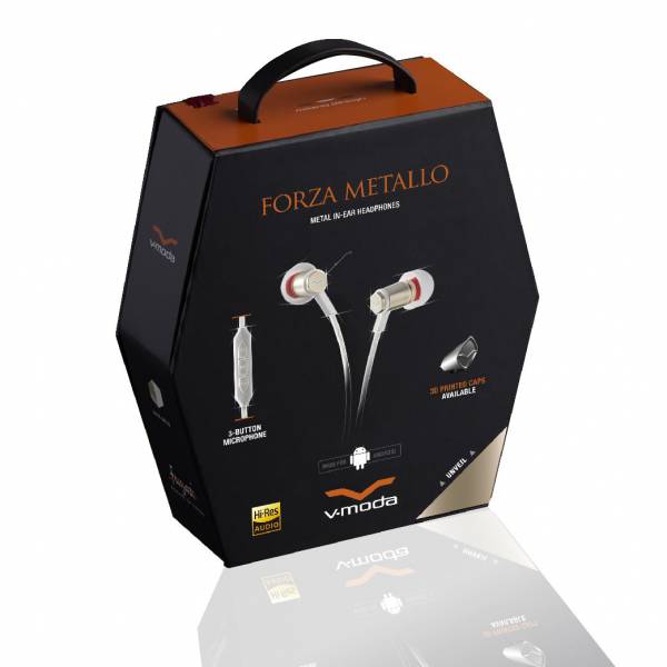 Audífonos V-MODA Forza Metallo Gold - Image 3