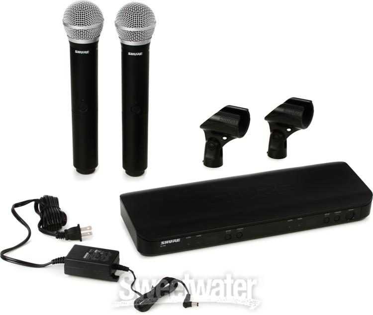 SHURE BLX288/PG58 - sistema micrófono inalámbrico doble de mano