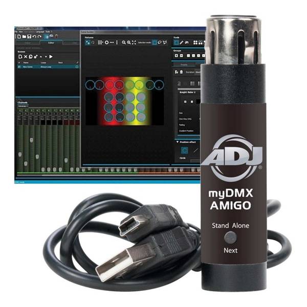 Interfaz (Controlador) de Iluminación ADJ MYDMX AMIGO - Image 2