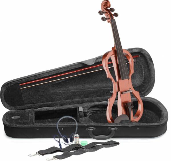 Violín Eléctrico de 4/4 Stagg EVNX44VBR