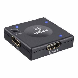 Selector (divisor) HDMI® de 3 entradas Steren 200-383