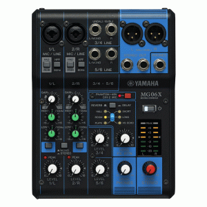 Mezcladora de 6 canales con efectos Yamaha MG06X