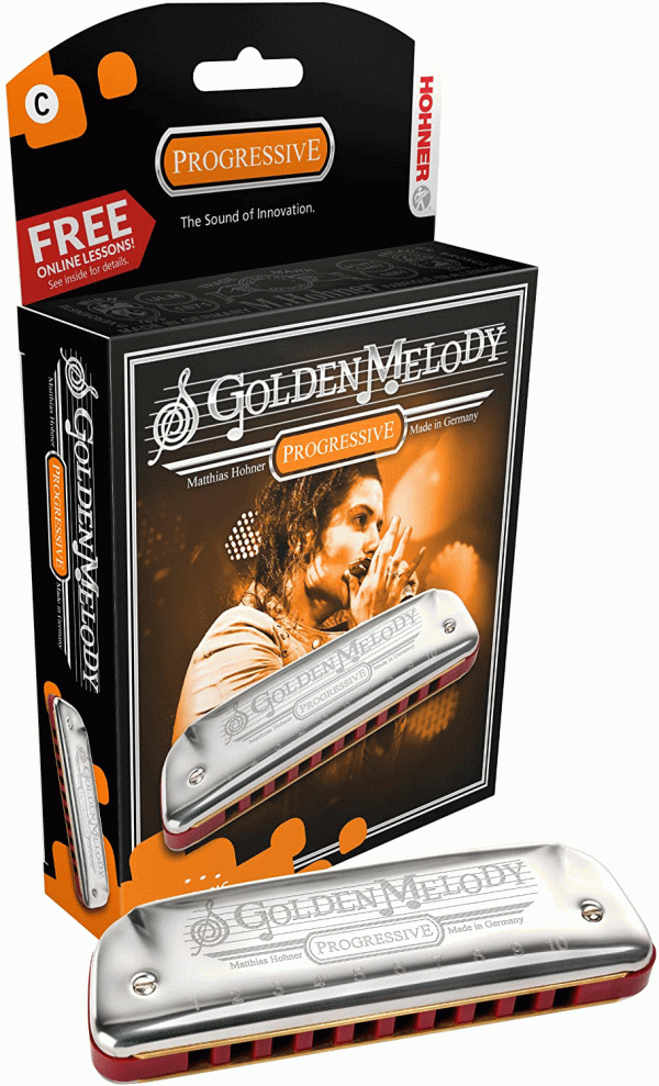 Armónica Hohner Golden Melody en C M542016x