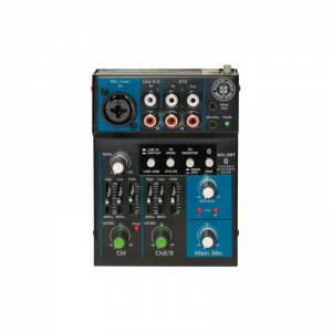 Mezclador de 3 canales con USB y Bluetooth Topp Pro MXi3BT