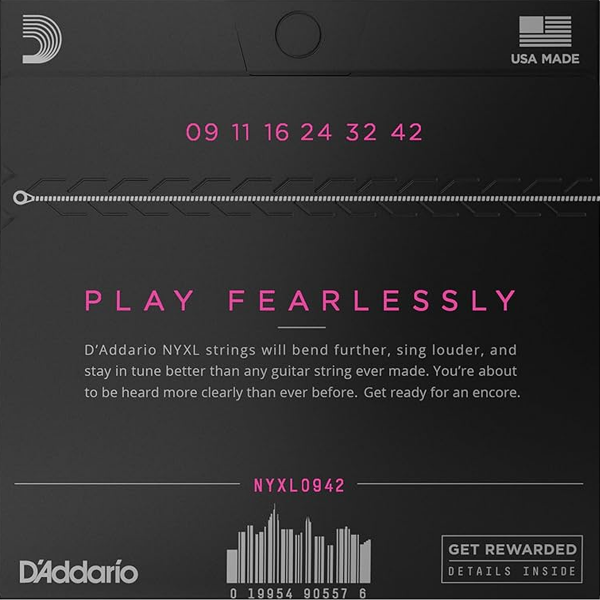 Juego de cuerdas para guitarra eléctrica D´Addario NYXL0942 - Image 2