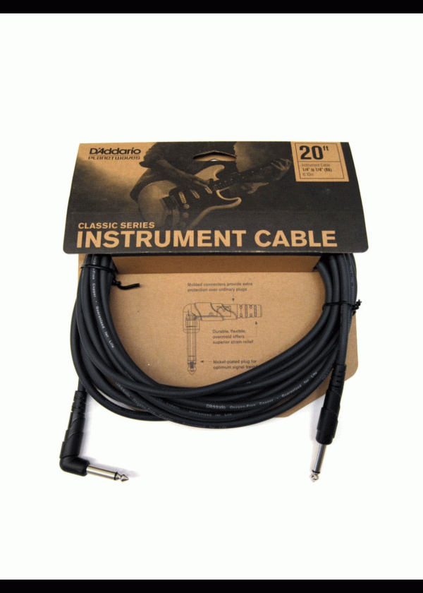 Cable para Instrumento de 1/4 mono Planet Waves PWCGTRA20 - Image 2