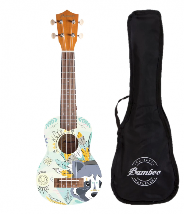 Ukelele Soprano Bamboo Boho - Image 3