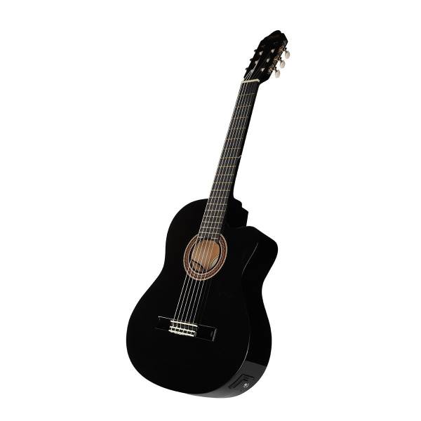 Guitarra Electroacústica de Nylon Valencia VC104CEBK