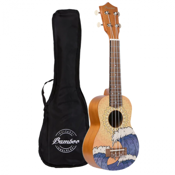 Ukelele Soprano Bamboo Wave - Image 3