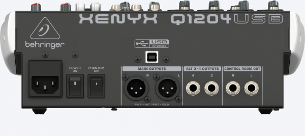 Mezcladora de 6 canales Behringer Q1204USB - Image 2