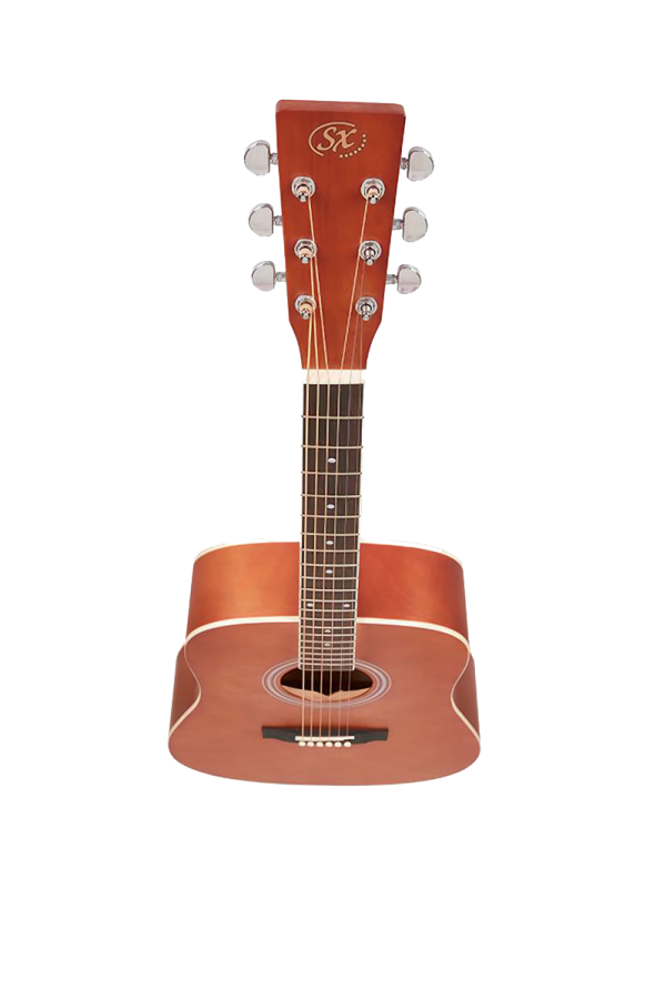 Guitarra electroacústica de metal SX SD104BREQ - Image 2