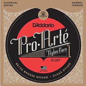 Juego de cuerdas de nailon tensión normal D´Addario Pro Arte EJ47