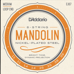 Juego de cuerdas para Mandolina D´Addario EJ67