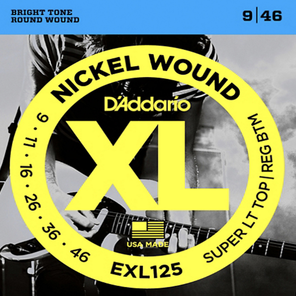 Juego de cuerdas para guitarra eléctrica D´Addario EXL125
