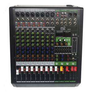 Mezcladora de 12 canales con efectos M2 X12