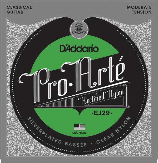 Juego de cuerdas de nailon tensión moderada D´Addario EJ29