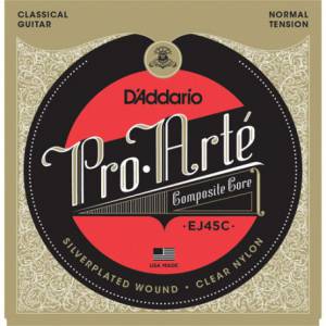 Juego de cuerdas de nailon tensión normal D´Addario EJ45C
