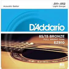Juego de cuerdas para guitarra acústica D´Addario EZ910