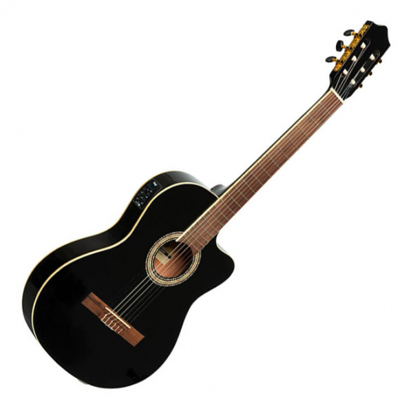 Guitarra Electroacústica de Nylon Stagg SCL60TCE-BLK