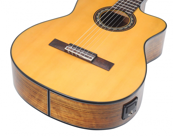 Guitarra electroacústica cuerdas de nylon Valencia VC564CE - Image 2