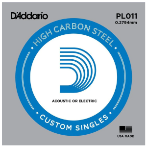 Cuerda para Guitarra Eléctrica o Acústica D´Addario PL011