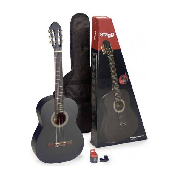 Guitarra Acústica Stagg C440BLKPACK