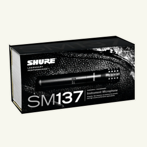 Micrófono condensador profesional de instrumento Shure SM137