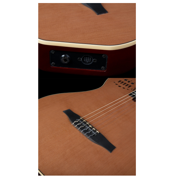 Guitarra Electroacústica de Nylon Godin Grand Concert SA Natural - Image 4