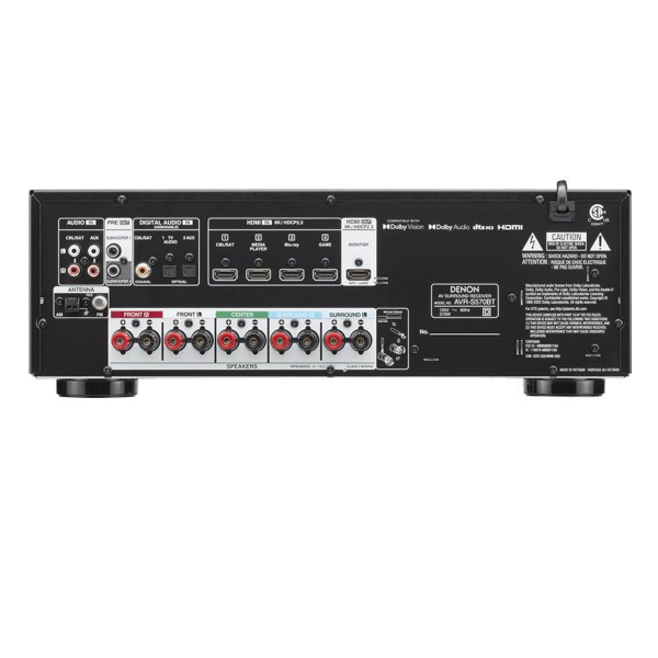 Amplificador de Aduio Hi Fi para Teatro en Casa Denon AVR-S570BT - Image 2
