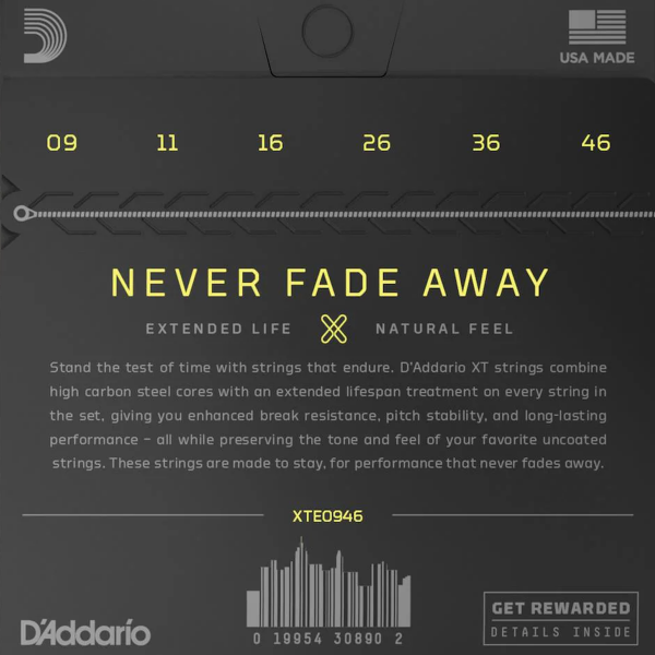 Juego de Cuerdas para Guitarra Eléctrica D´Addario XTE0946 - Image 2