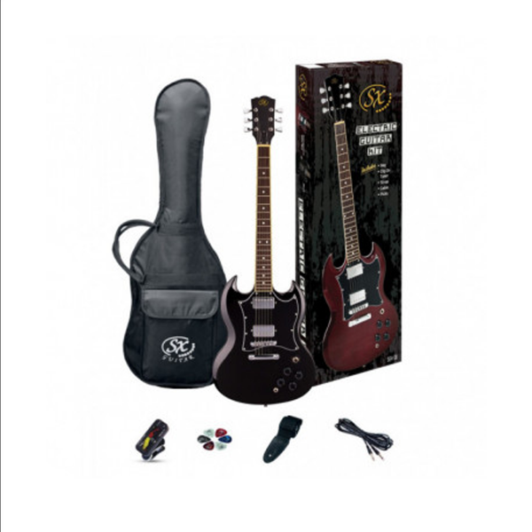 Guitarra Eléctrica SX en combo SE4SKBK - Image 2